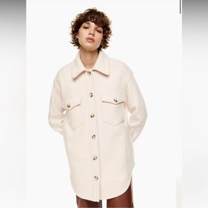 Aritzia - Wilfred Free Ganna Jacket - Size XS - heather bone